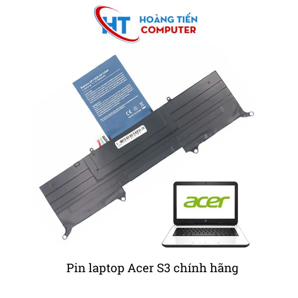 Thông số kỹ thuật của dòng pin laptop Acer S3