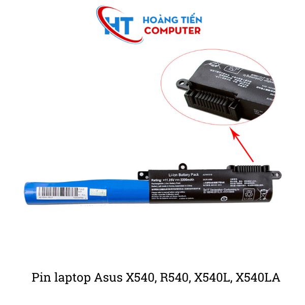 Thông tin sản phẩm pin laptop Asus X540, R540, X540L, X540LA