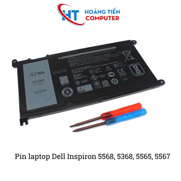 Thông số kỹ thuật pin laptop Dell Inspiron 5568, 5368, 5565, 5567
