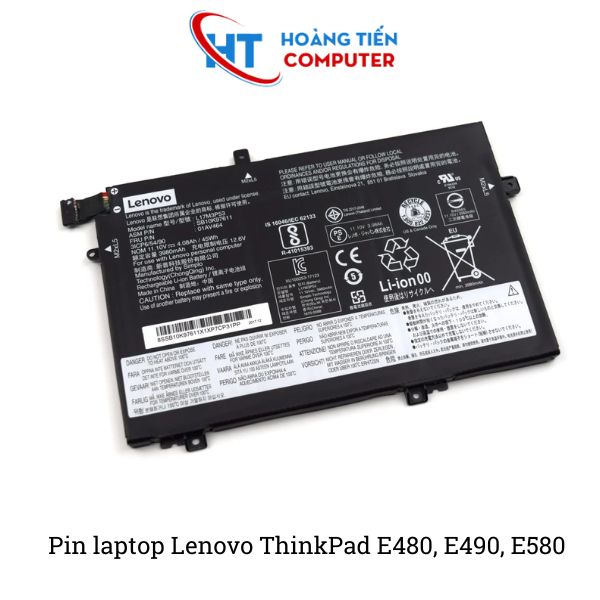 Chính sách bảo hành pin laptop Lenovo E480, E490, E580