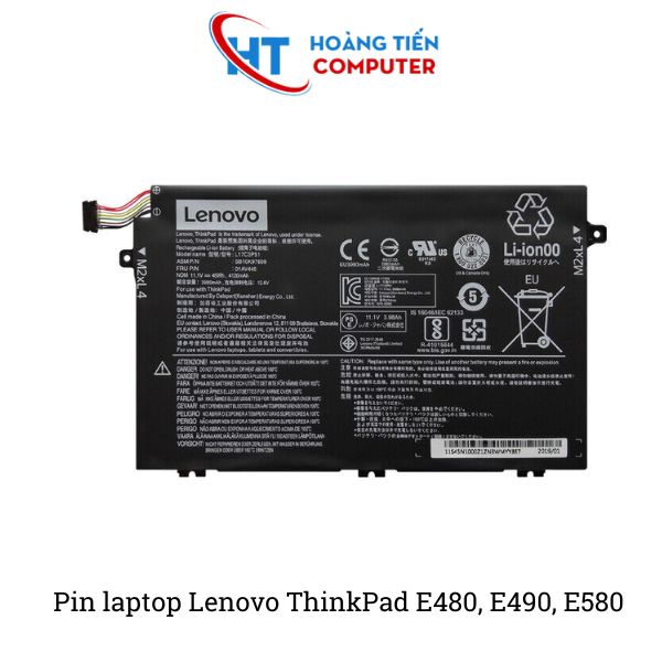 Pin laptop Lenovo ThinkPad E480, E490, E580 chính hãng