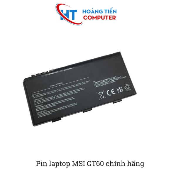 Thông số kỹ thuật pin laptop MSI GT60